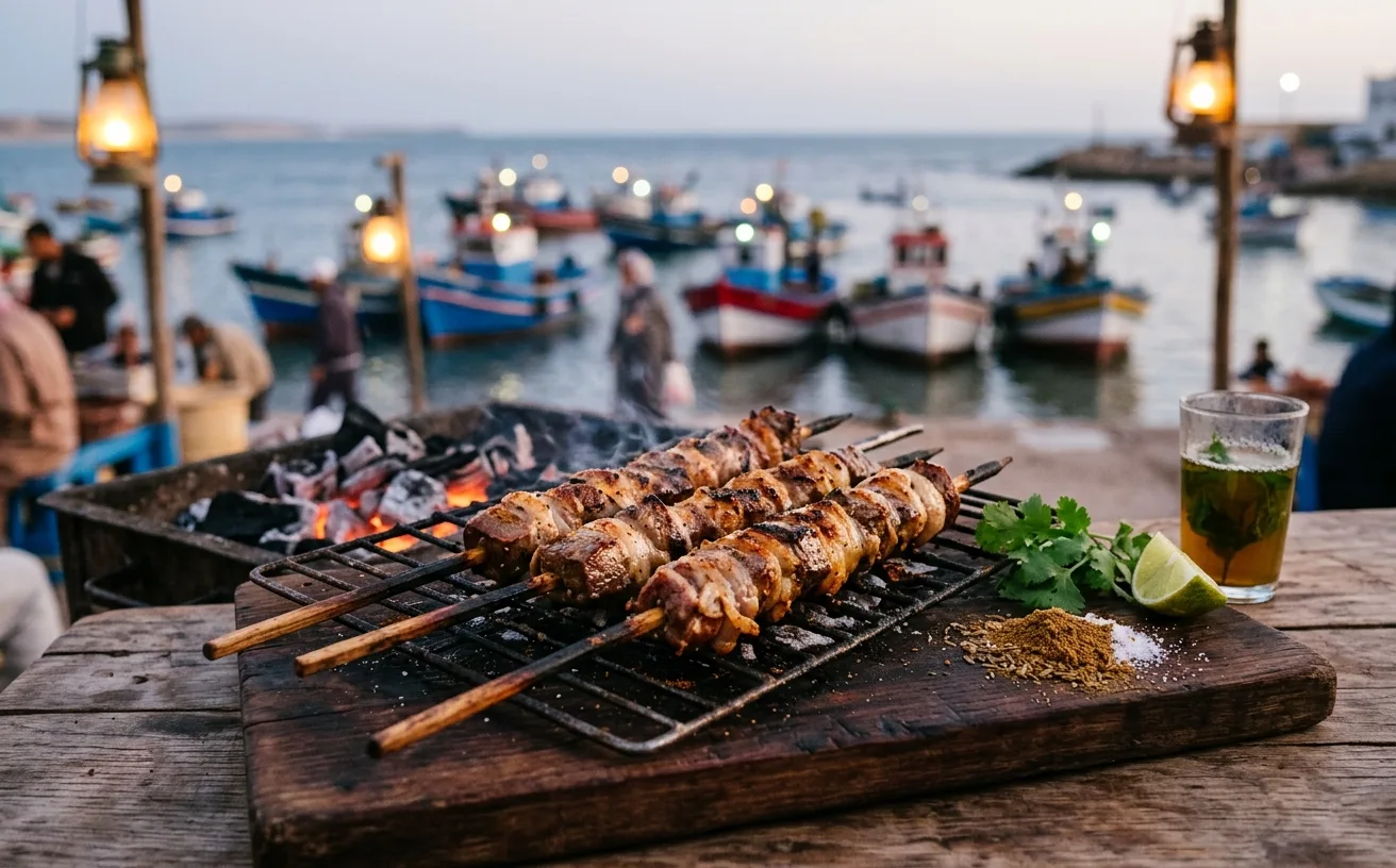 Boulfaf (Liver Skewers)