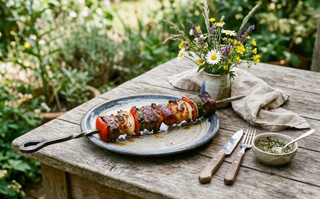Brocheta de asado