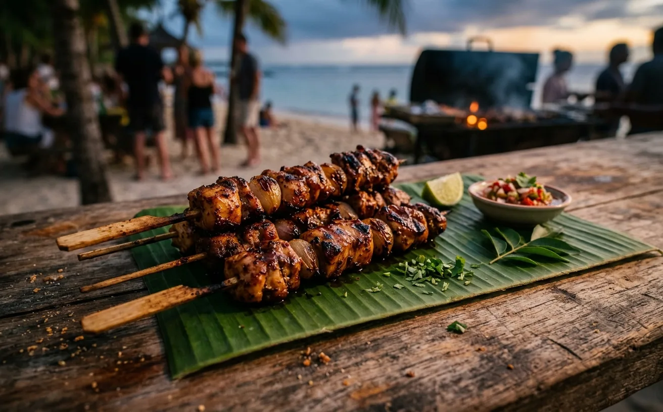 Brochettes créoles