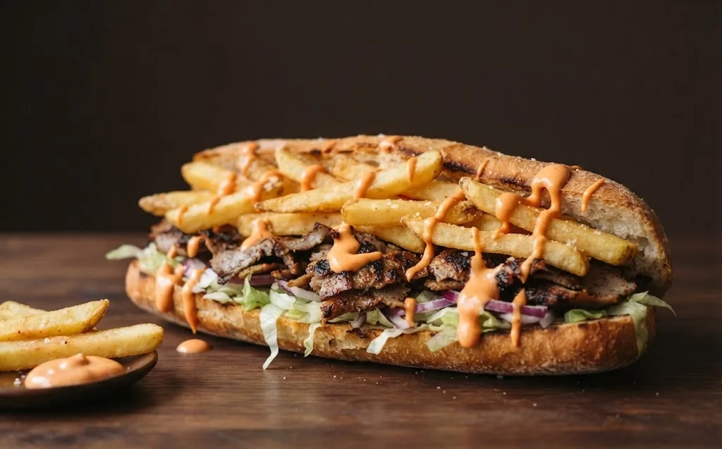 Mitraillette with doner