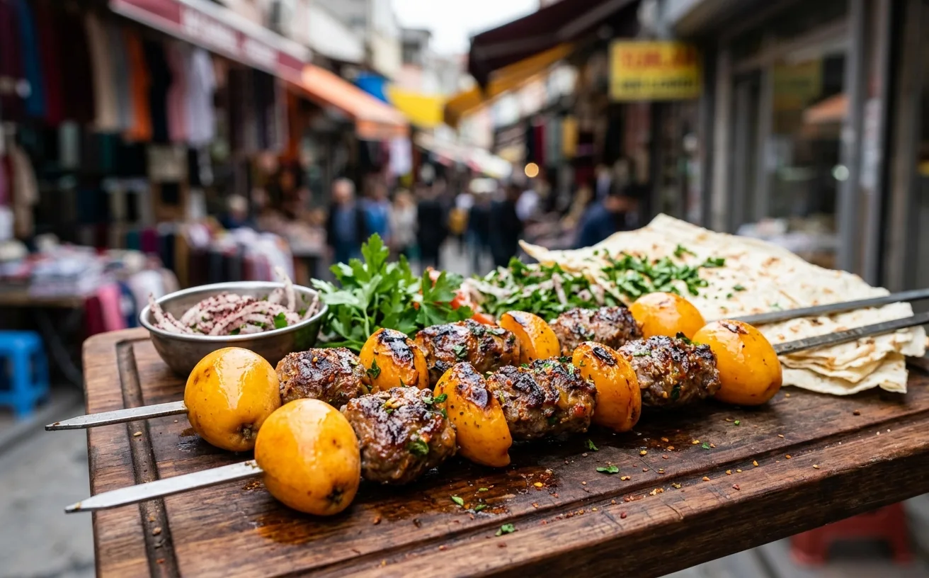 Yeni Dunya Kebab (Loquat Kebab)