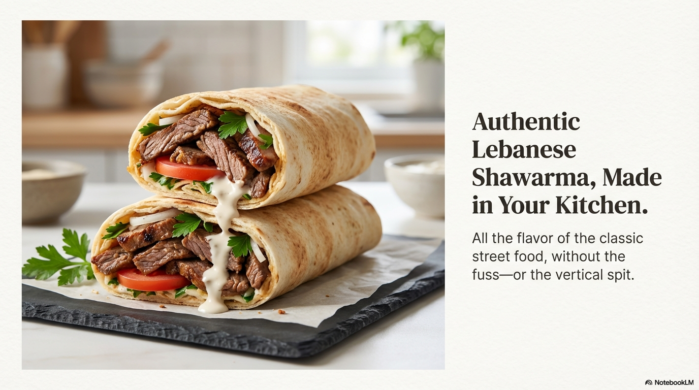 Beef Shawarma step 1 visual guide