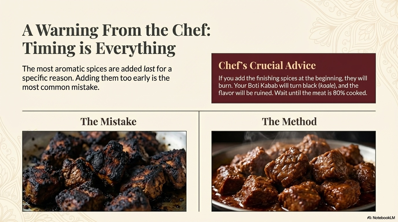 Boti Kebab visual note 8