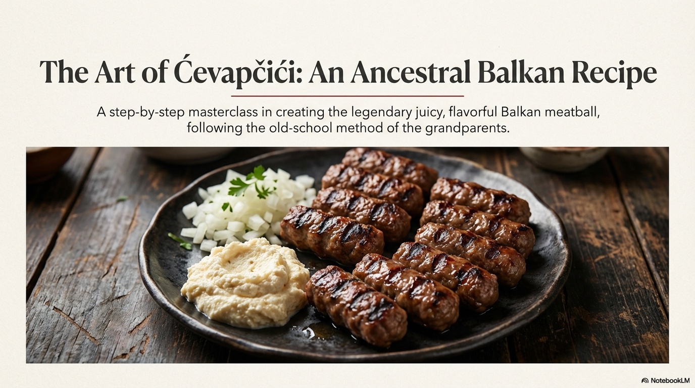 Cevapi (Cevapcici) step 1 visual guide