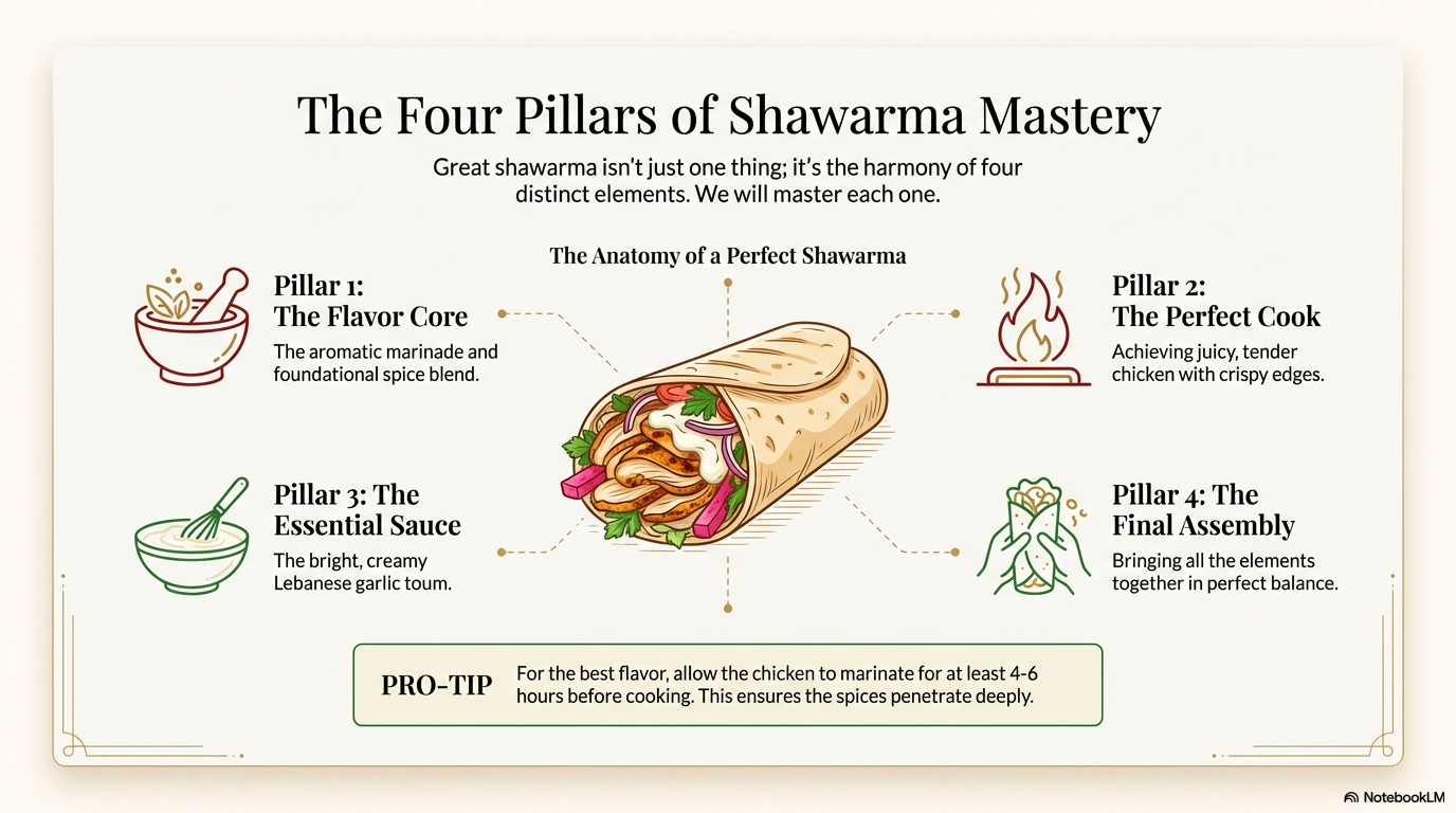 Chicken Shawarma step 2 visual guide