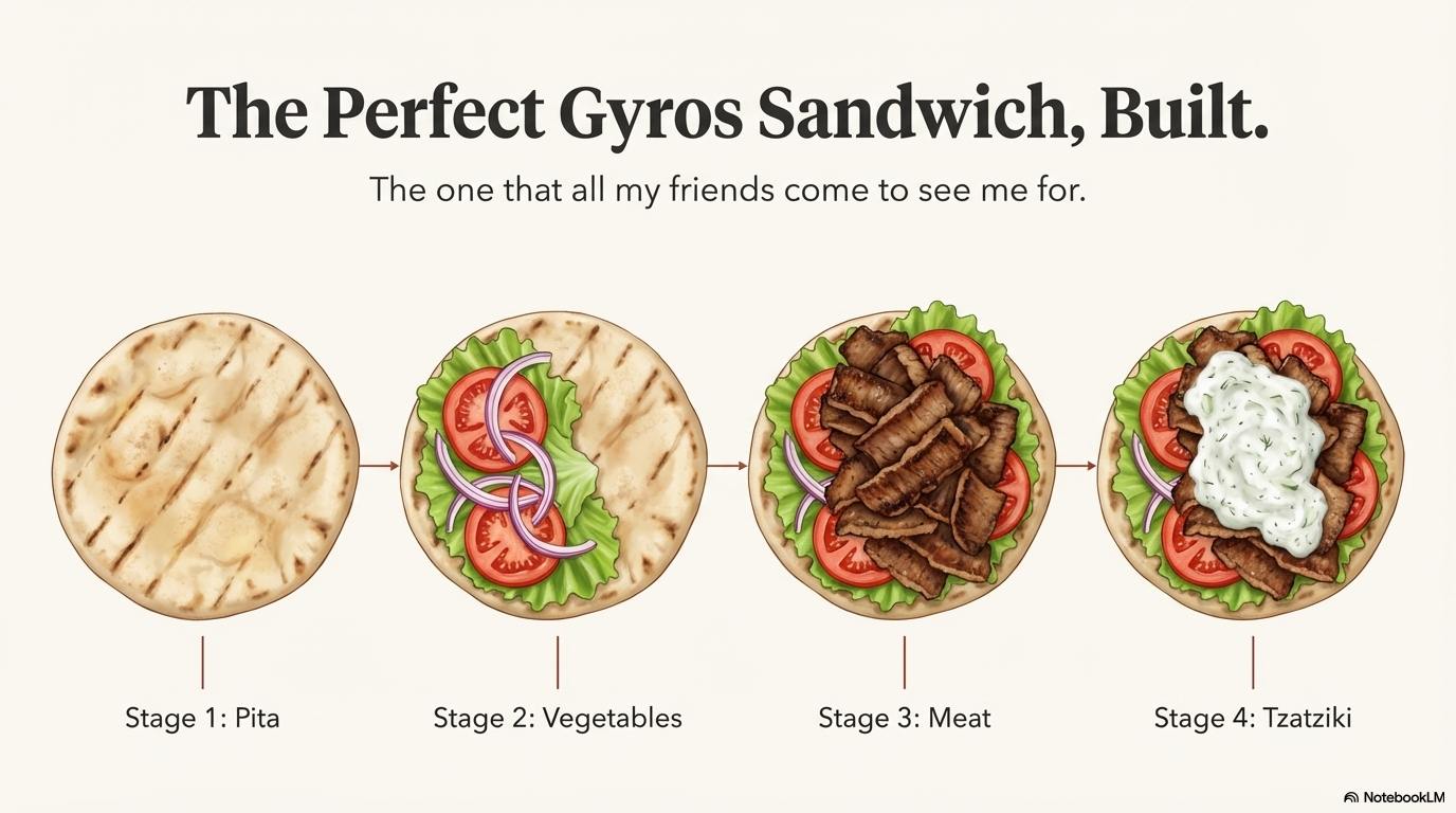 Authentic Gyros visual note 14