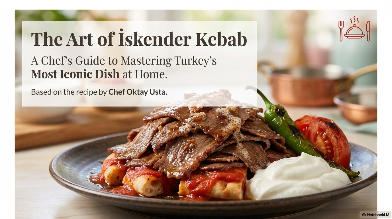 Iskender Kebab step 1 visual guide