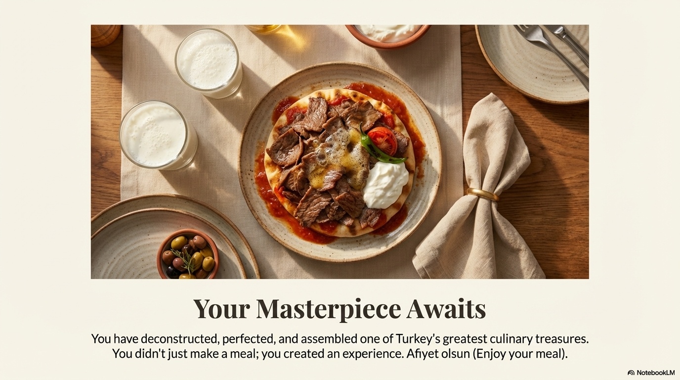 Iskender Kebab visual note 12