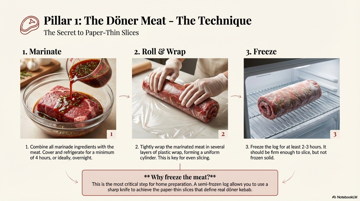 Iskender Kebab step 4 visual guide