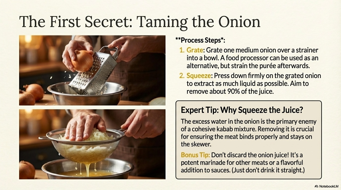 Kabab Koobideh step 4 visual guide