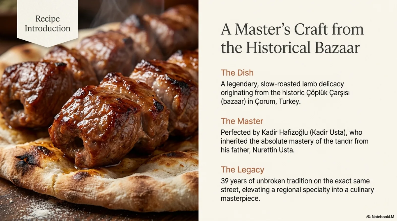 Corum Tandir Kebab visual note 1