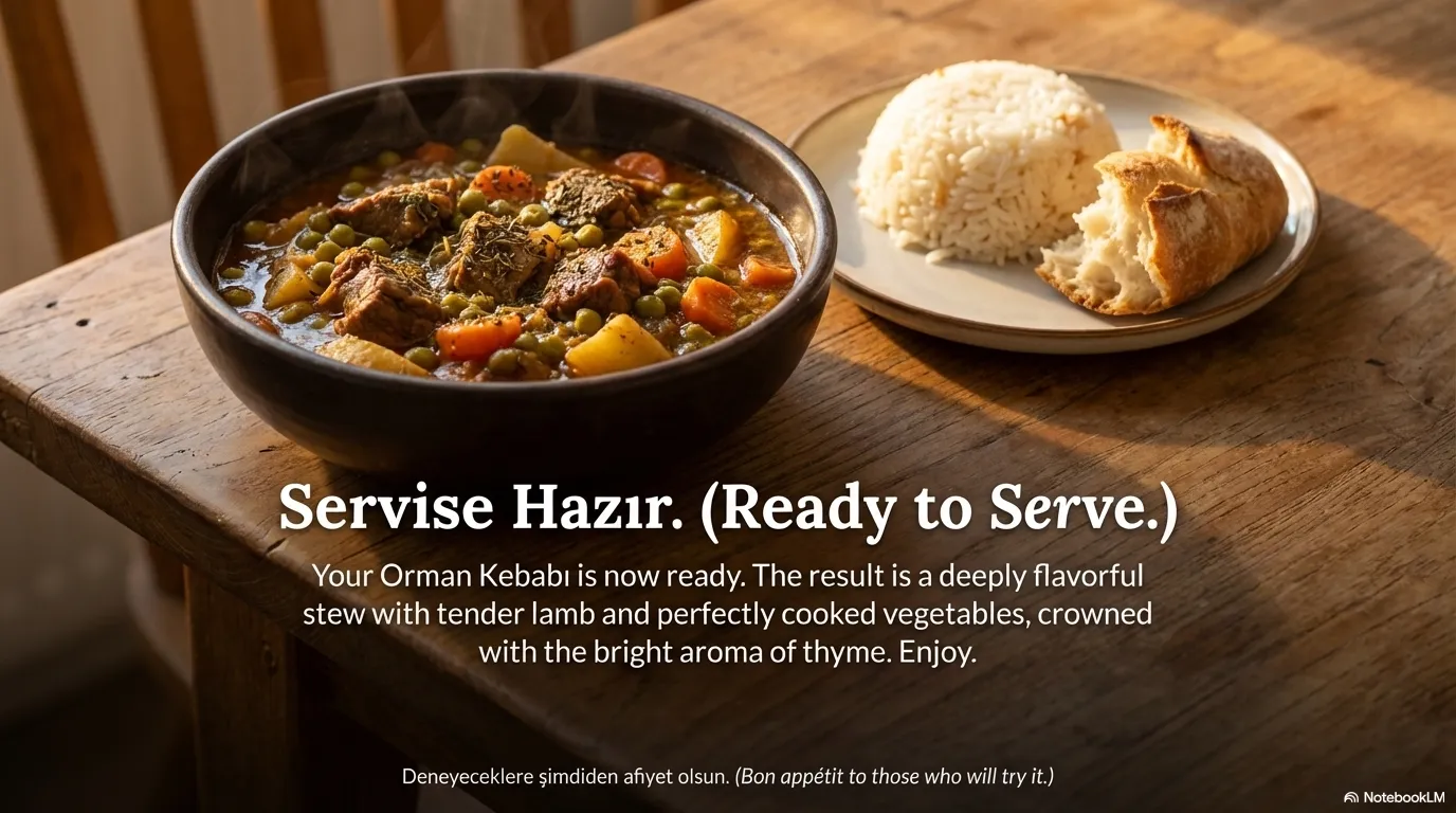 Orman Kebabi — Servise Hazir