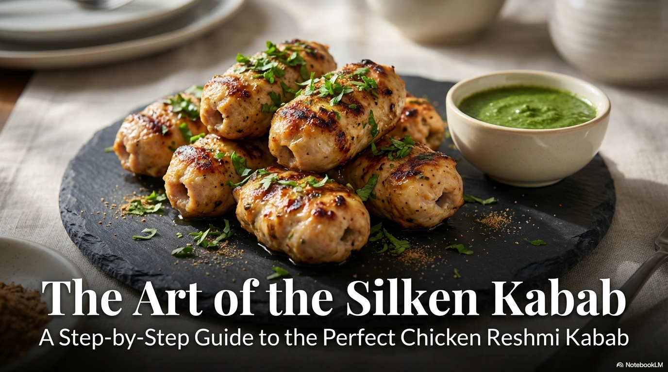 Reshmi (Malai) Kebab step 1 visual guide