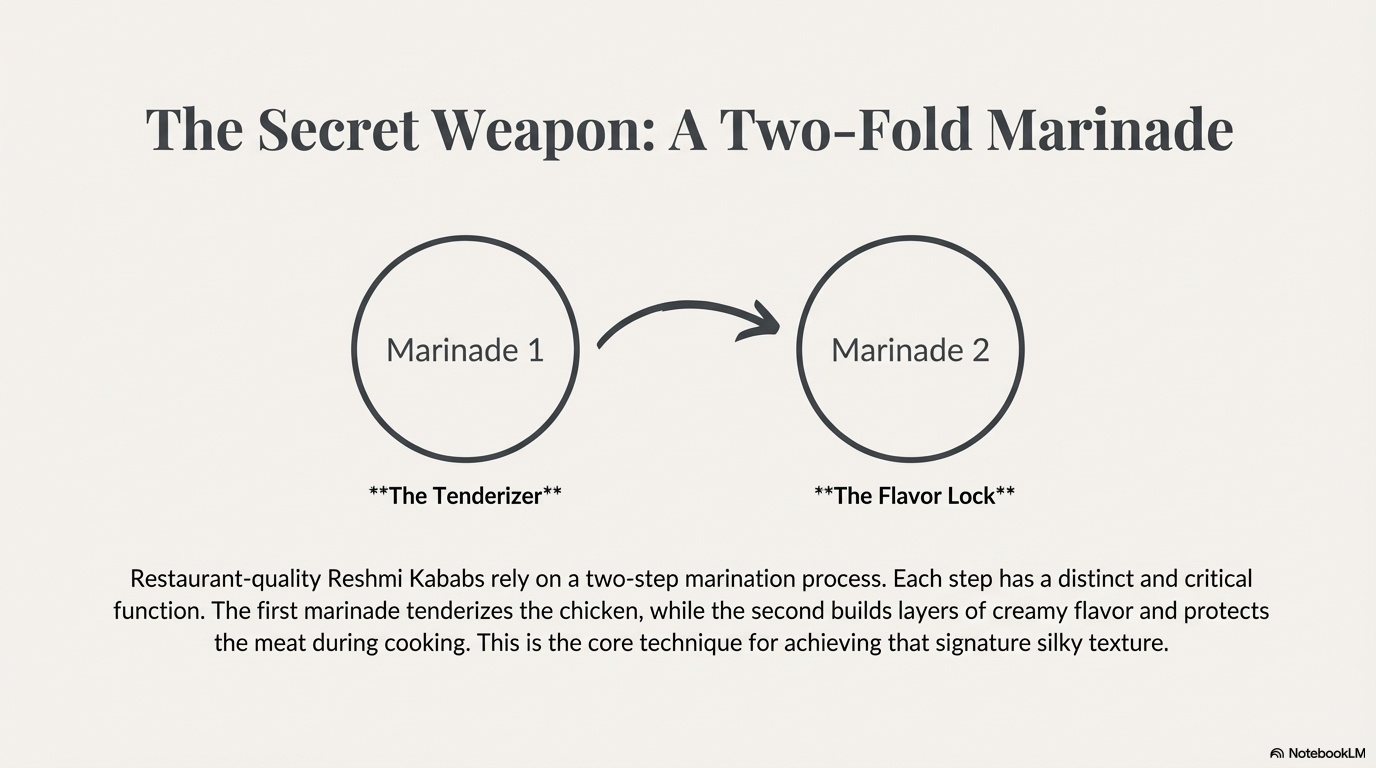 Reshmi (Malai) Kebab step 4 visual guide