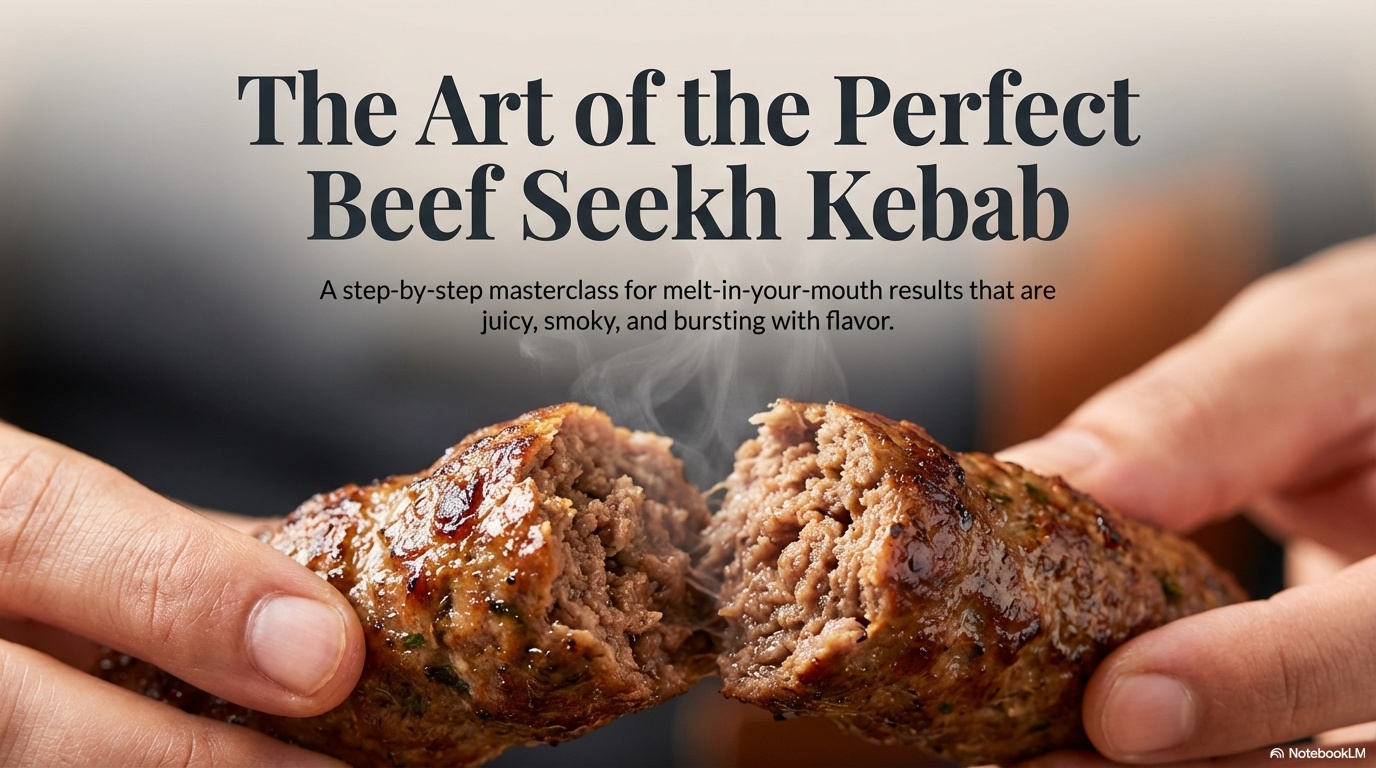 Seekh Kebab step 1 visual guide