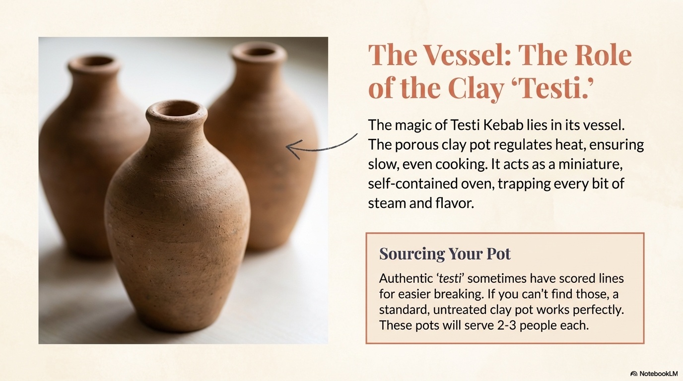 Testi (Pottery) Kebab step 4 visual guide