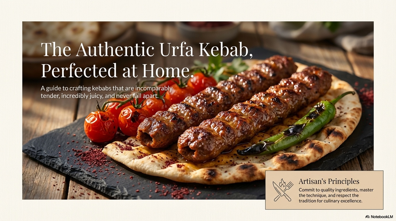 Urfa Kebab step 1 visual guide